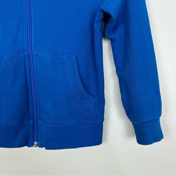 Hanna Andersson boys zip up hoodie sweatshirt size 5 Lot of 2 gray blue - Picture 10 of 13